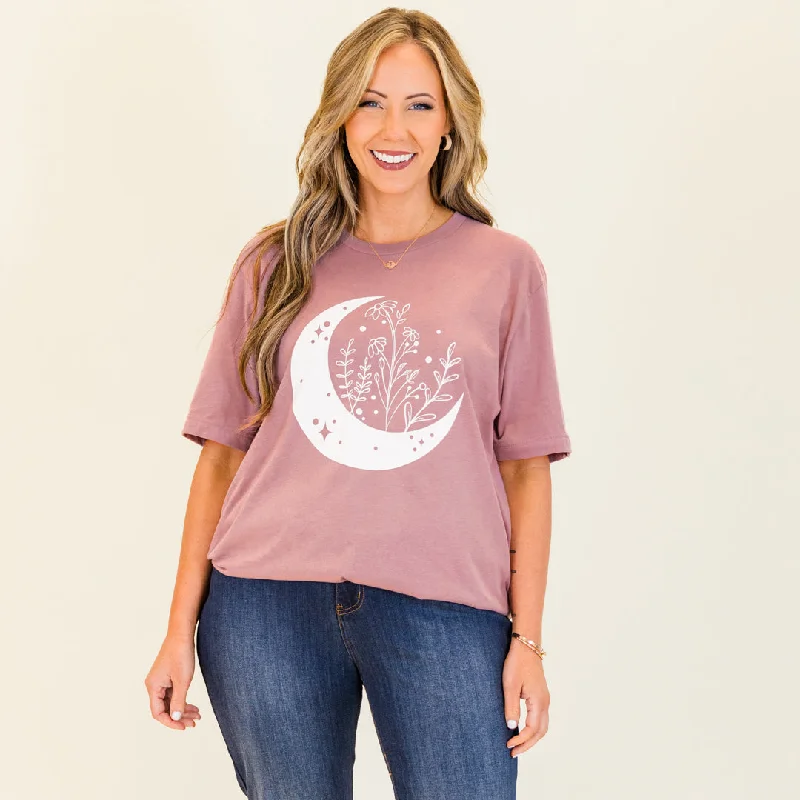 Moonlit Gardens Tee, Orchid