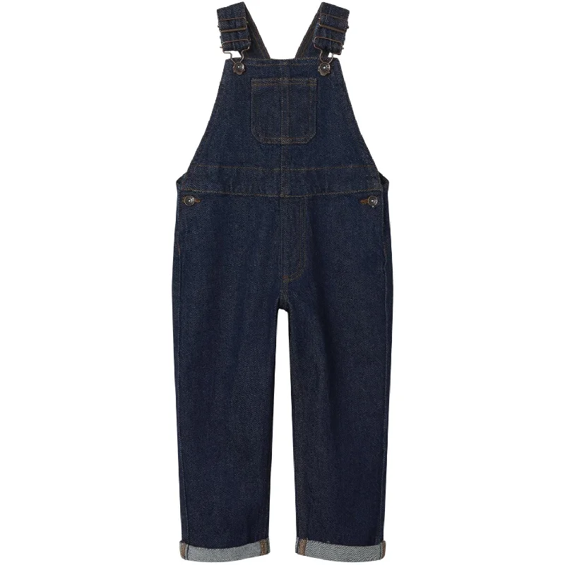 Name It Dark Blue Denim Unwashed Rocco Denim Overall