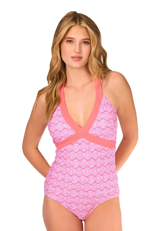 Provence Halter One Piece Swimsuit