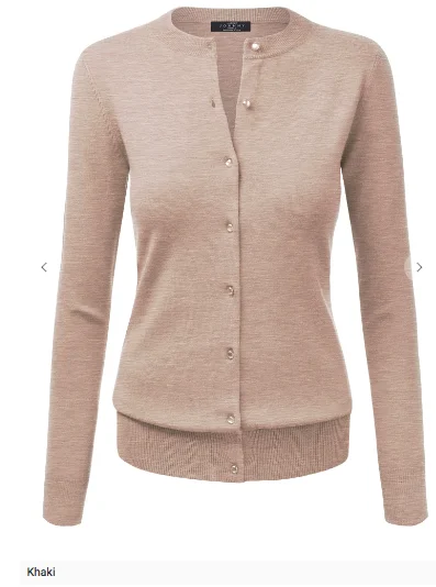 Viscose Silky  Blend Knit Cardigans