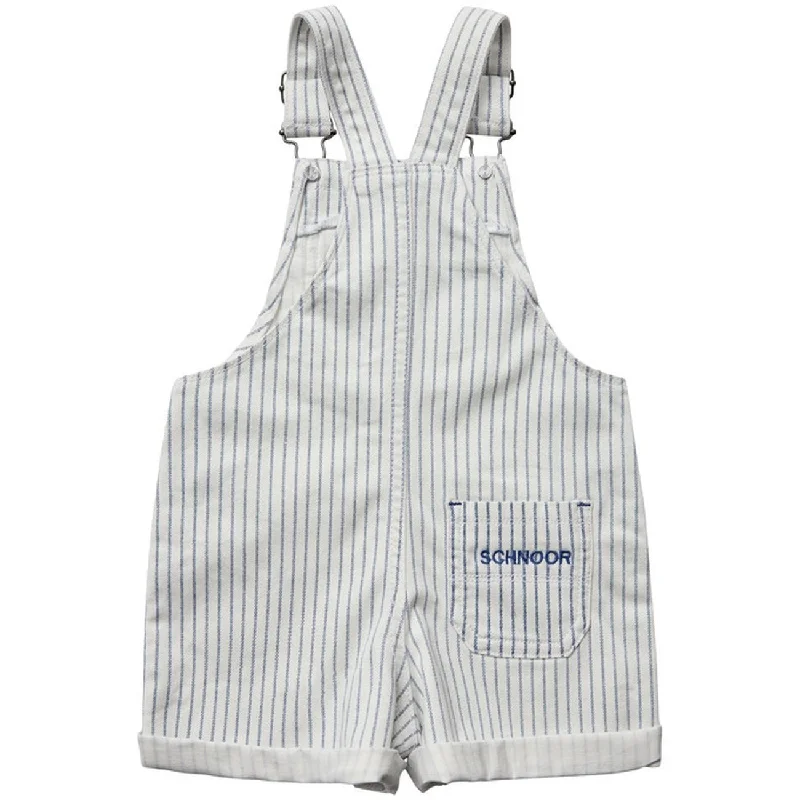 Sofie Schnoor Blue Striped Overalls