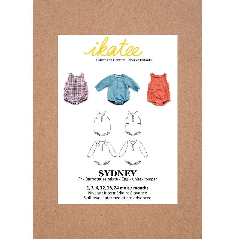 SYDNEY romper - Baby 1M/24M - Paper Sewing Pattern