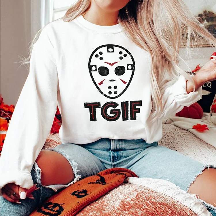 TGIF Halloween Crewneck Sweatshirt