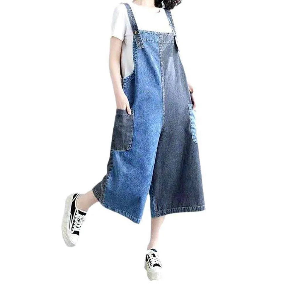 Trendy jean overall for women