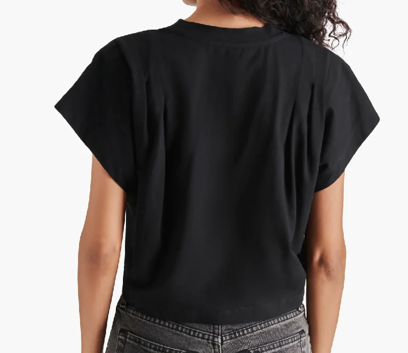 Black Short Sleeve Top by Steve Madden