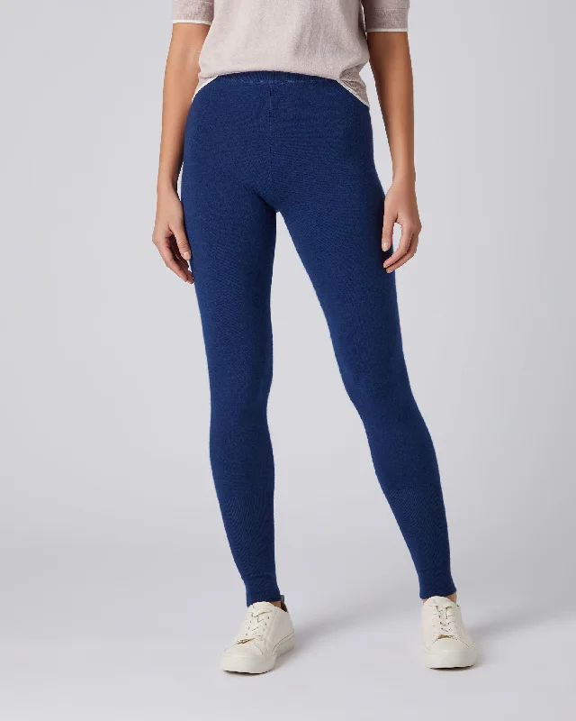 Women's Cashmere Leggings French Blue