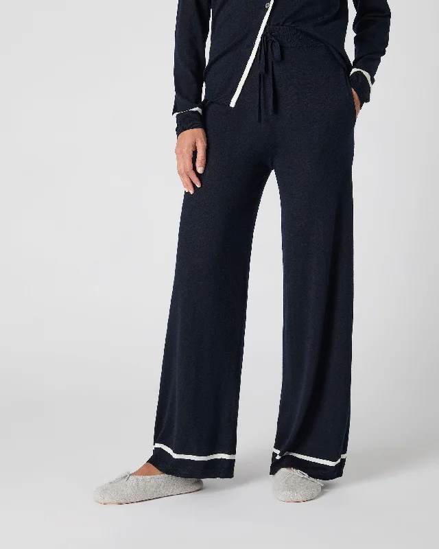 Women's Pyjama Pants Navy Blue