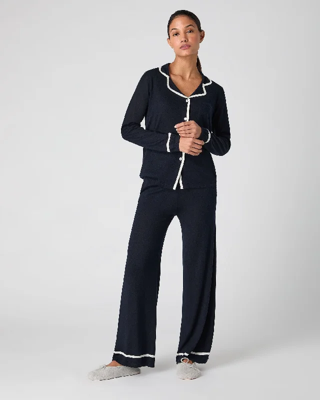 Women's Pyjama Pants Navy Blue