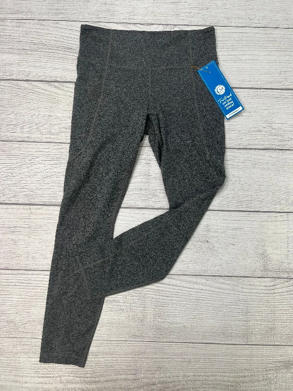 Athletic Leggings By Athleta In Grey, Size: M