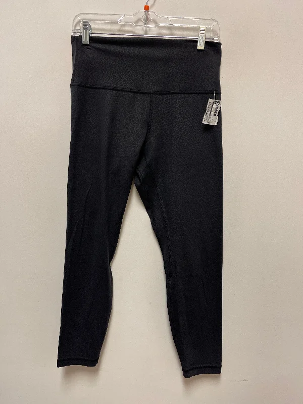 Athletic Leggings By Lululemon In Black, Size: 10