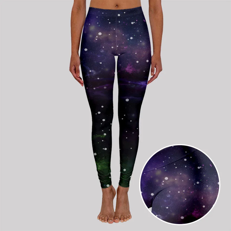 Beautiful Nebula Outer Space Geek Leggings