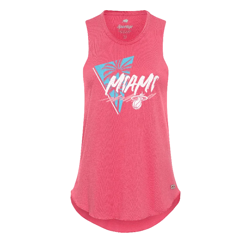 Sportiqe Miami HEAT Summer Women's Tank