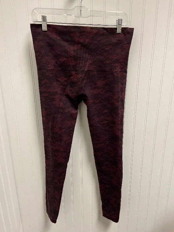 Pants Leggings By Spanx In Camouflage Print, Size: 1x