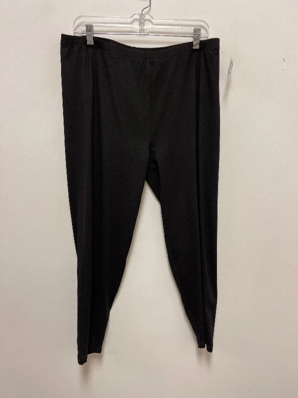 Pants Leggings By Zenana Outfitters In Black, Size: 3x